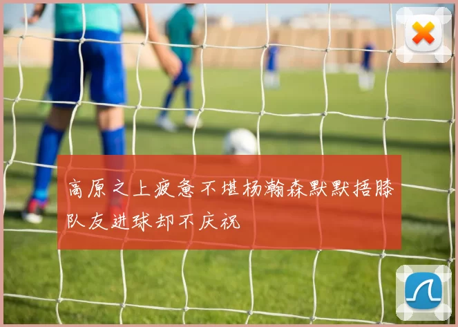 高原之上疲惫不堪杨瀚森默默捂膝队友进球却不庆祝